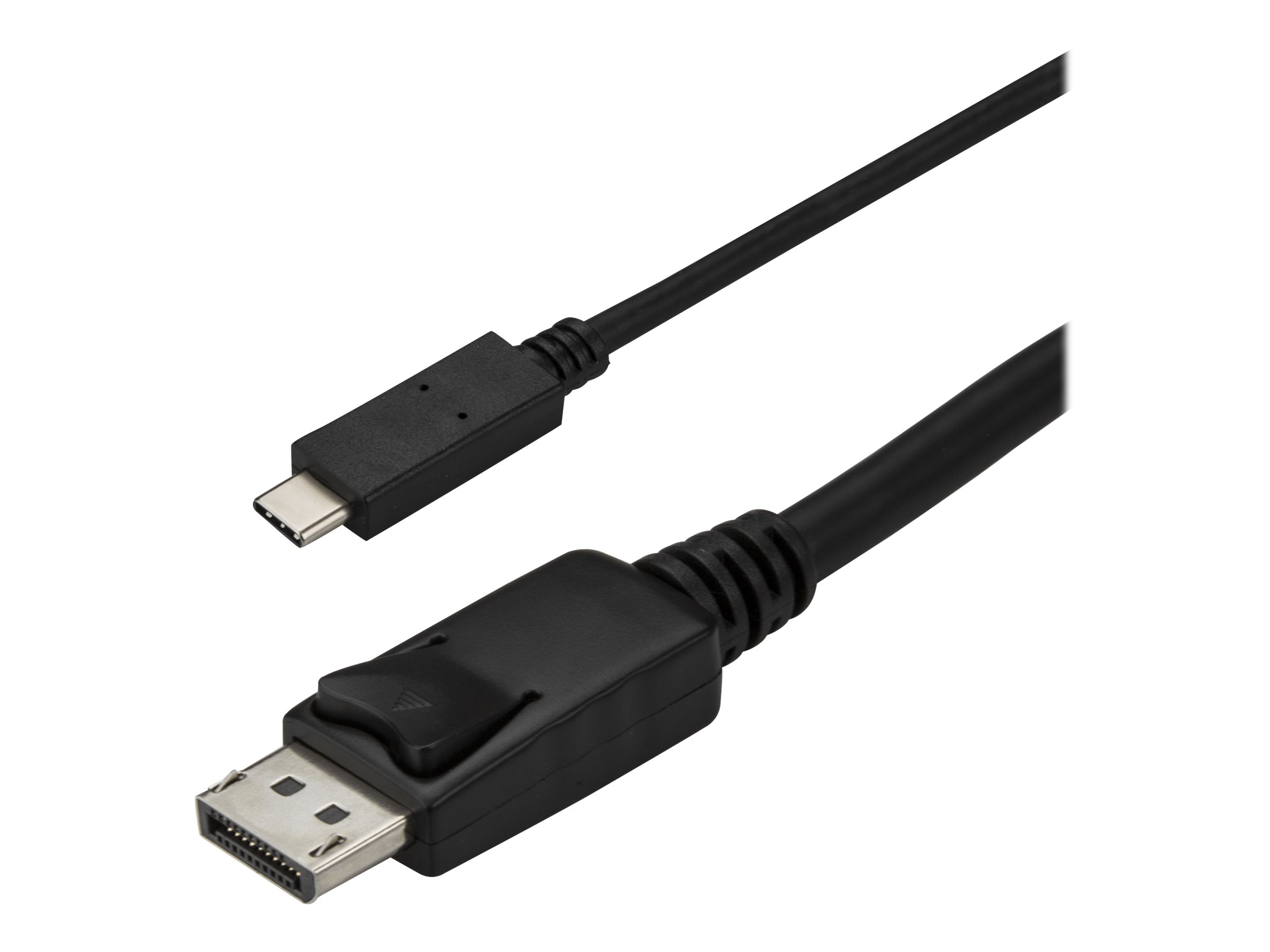 StarTech.com USB-C auf DisplayPort Adapter Kabel - 1 m - Thunderbolt 3 kompatibel - Schwarz - 4K 60Hz - CDP2DPMM1MB - externer Videoadapter - STM32F072CBU6 - Schwarz