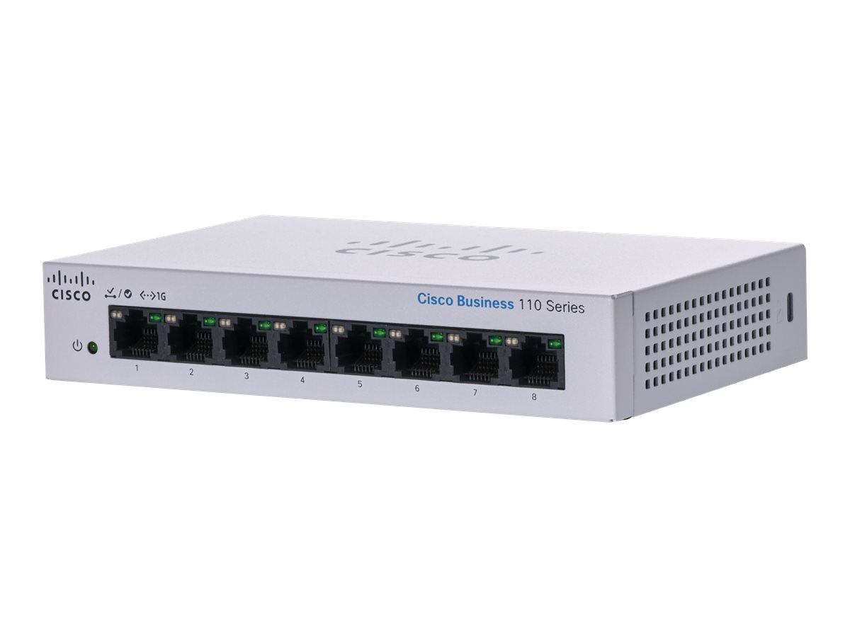 CISCO Business Switching CBS110 Unmanaged 8-port Gigabit External Power Supply