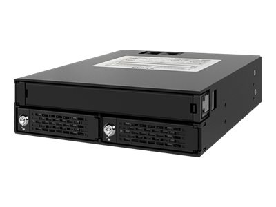 Backplane IcyDock 2x6,3cm SATAI-III/SAS in 1x5,25 HDD/SSD