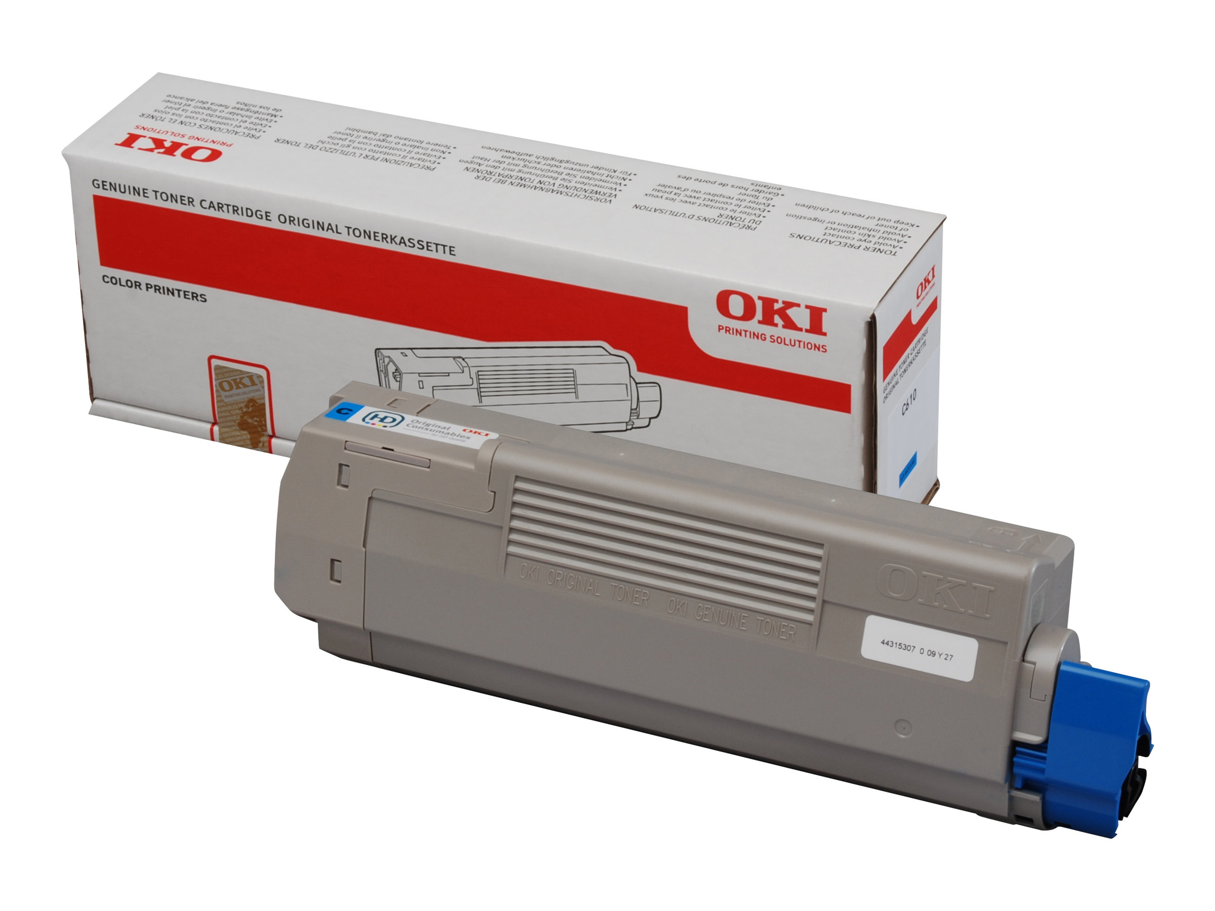 OKI Cyan Tonerpatrone für C610dn