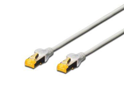 DIGITUS CAT 6A S-FTP Patchkabel Cu LSZH AWG 26/7 Laenge 30 m Farbe Grau