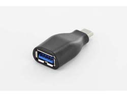 ASSMANN USB Typ-C Adapter Type-C - A St/Bu Super-Speed sw
