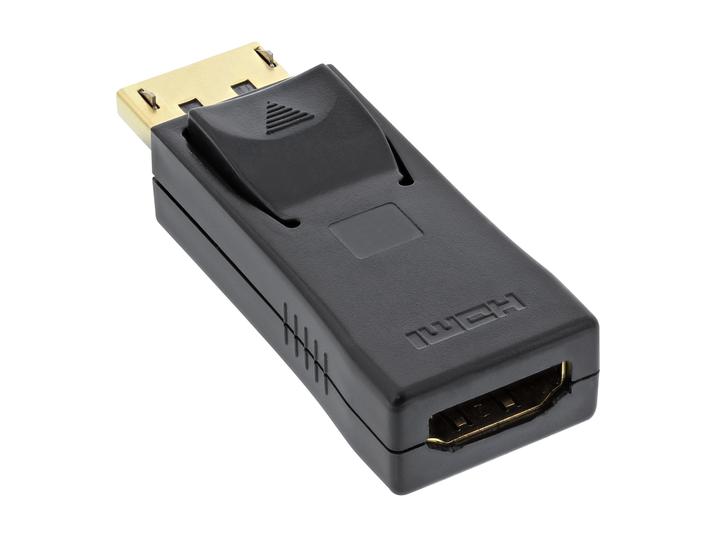 INLINE DisplayPort Adapter Displayport Stecker auf HDMI Buchse 4K2K schwarz