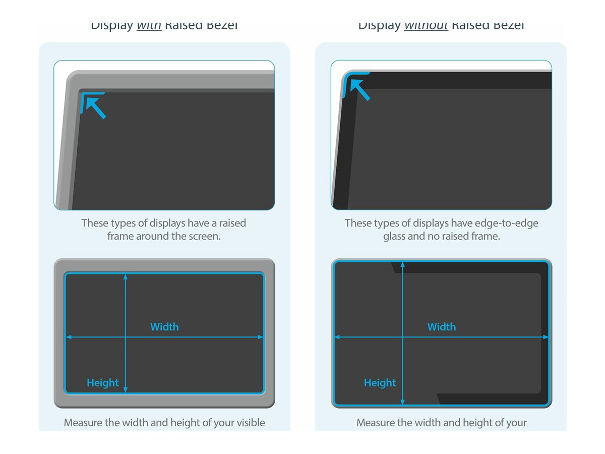 STARTECHCOM 58,42cm 23Zoll MonitorSichtschutz Universal Matt oder Glaenzend 169Seitenverhaeltnis 30 Grad Blickwinkel