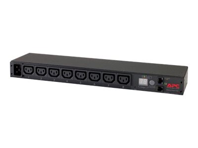 APC Rack PDU Metered 1U 16A 230V 8C13 Input Connections IEC-320 C20 APC Rack PDU Metered 1U 16A 230V 8C13 Input Connections IEC-320 C20