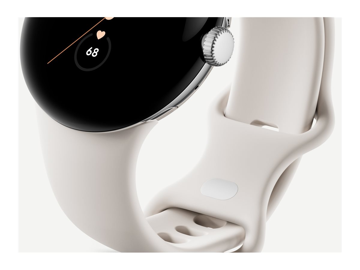 Google Armband fr Smartwatch S L Chalk fr Pixel Watch