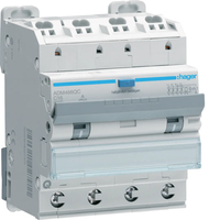 Hager Fehlerstromschutzschalter ADM466QC 4P 6kA C-16A 30mA Typ A QC/QB Hager Fehlerstromschutzschalter ADM466QC 4P 6kA C-16A 30mA Typ A QC/QB