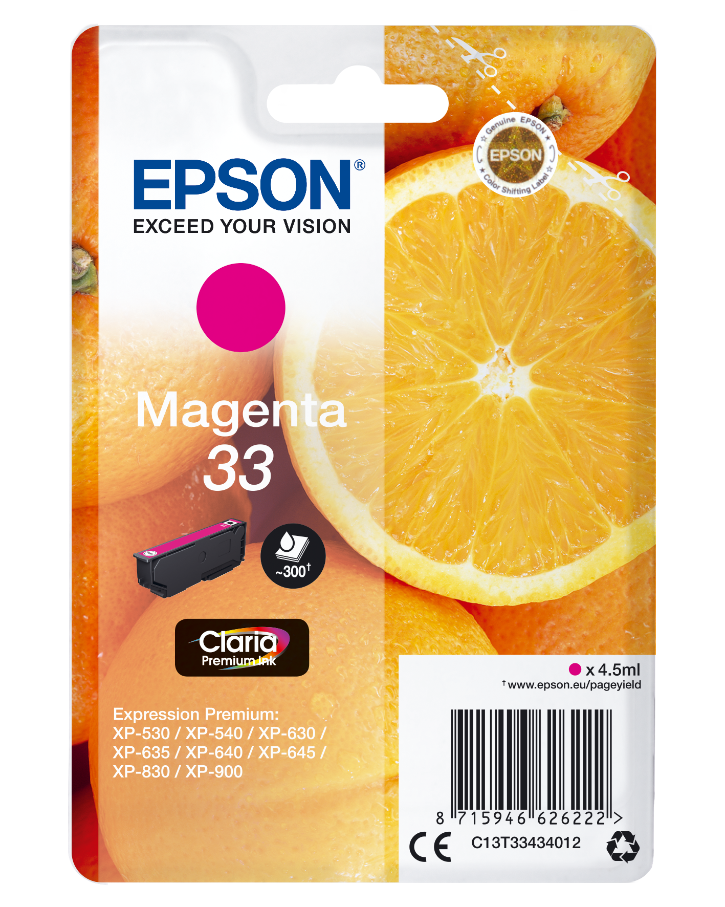 EPSON 33 T3343 magenta Druckerpatrone