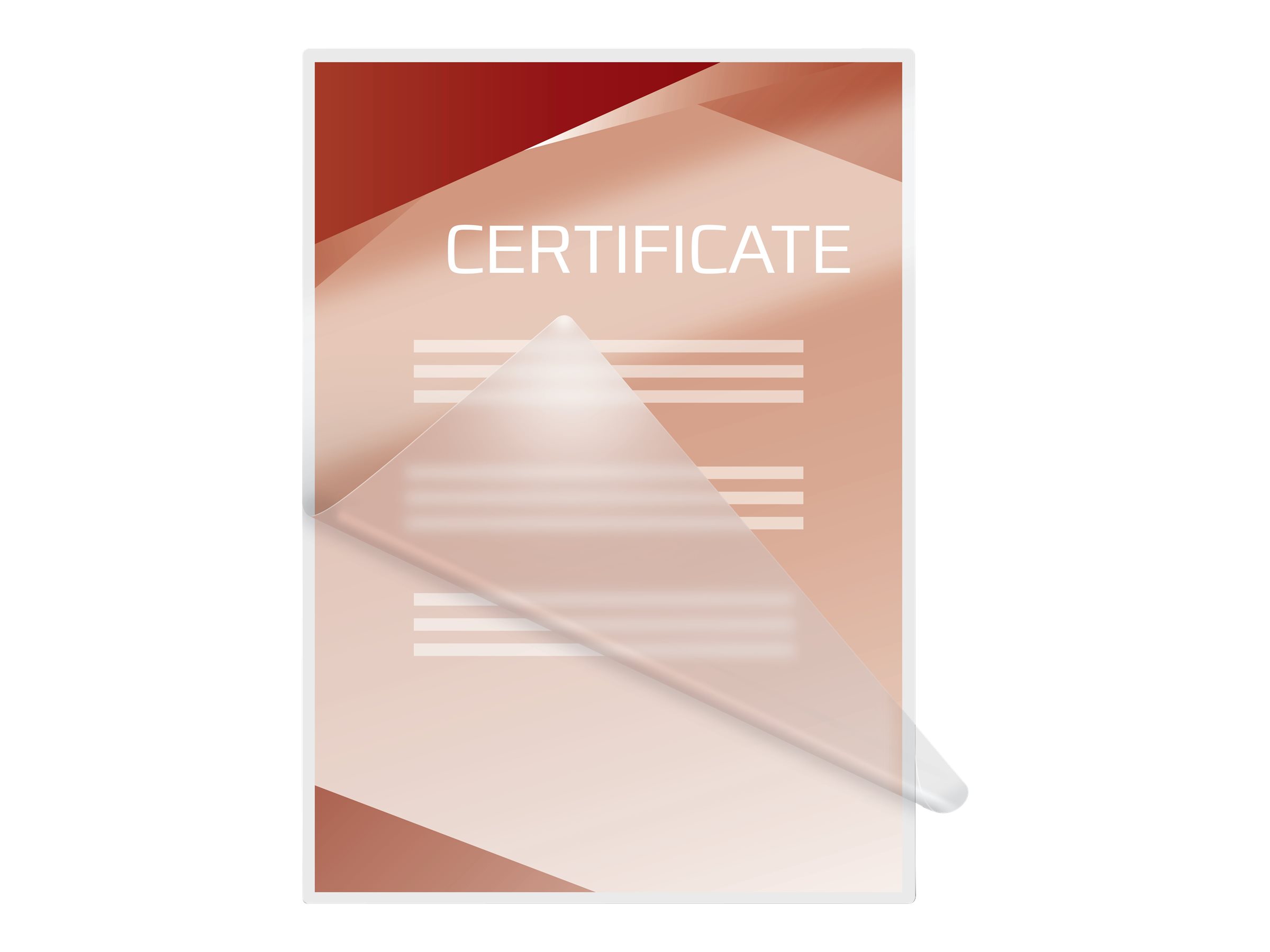 GBC Laminierfolien glaenzend fuer A4 75 micron, 25 St