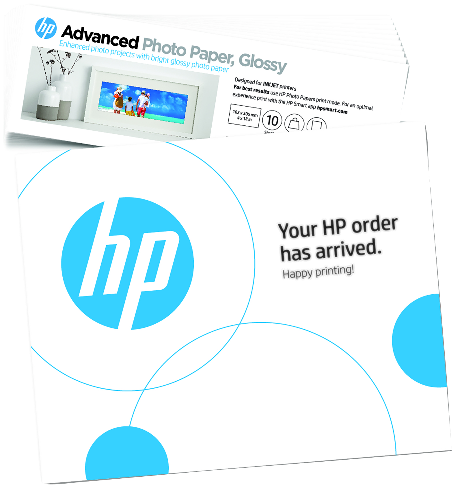 HP Advanced Photo Paper Gloss 4x12 in 10 x 305 cm 10 sheets