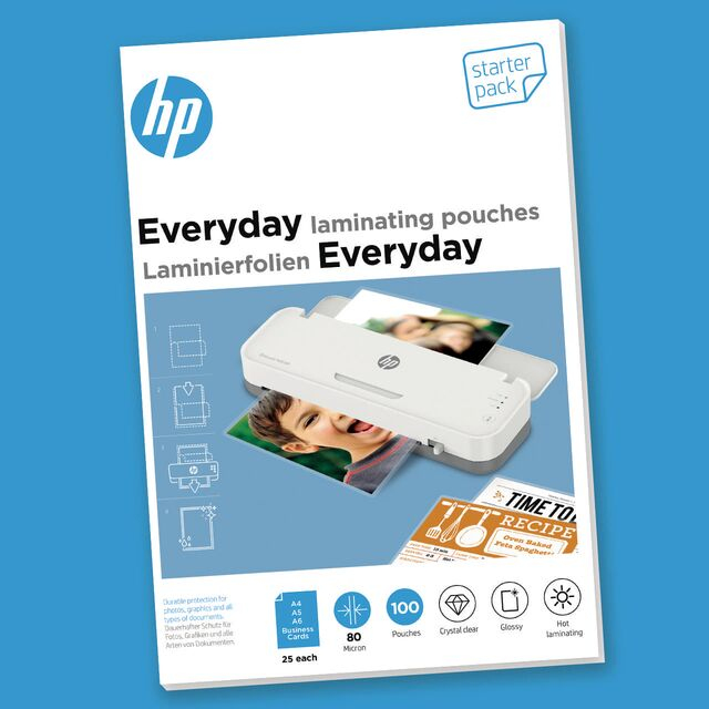 HP EVERYDAY LAMINIERFOLIEN STARTER SET