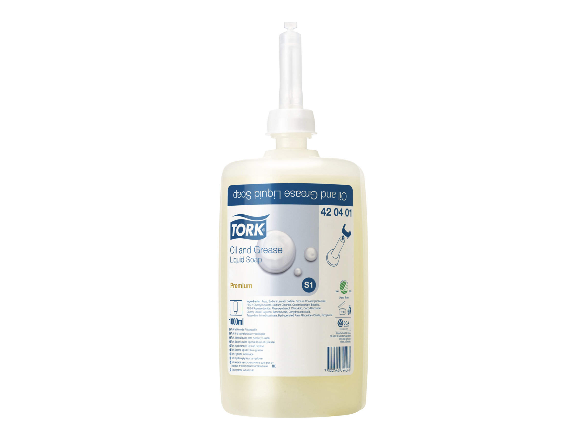 TORK Premium Industrie Flüssigseife 1,0 l TORK Premium Industrie Flüssigseife 1,0 l