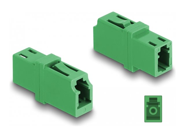 Delock LWL Kupplung LC Simplex Buchse zu LC Simplex Buchse APC gruen Delock LWL Kupplung LC Simplex Buchse zu LC Simplex Buchse APC gruen