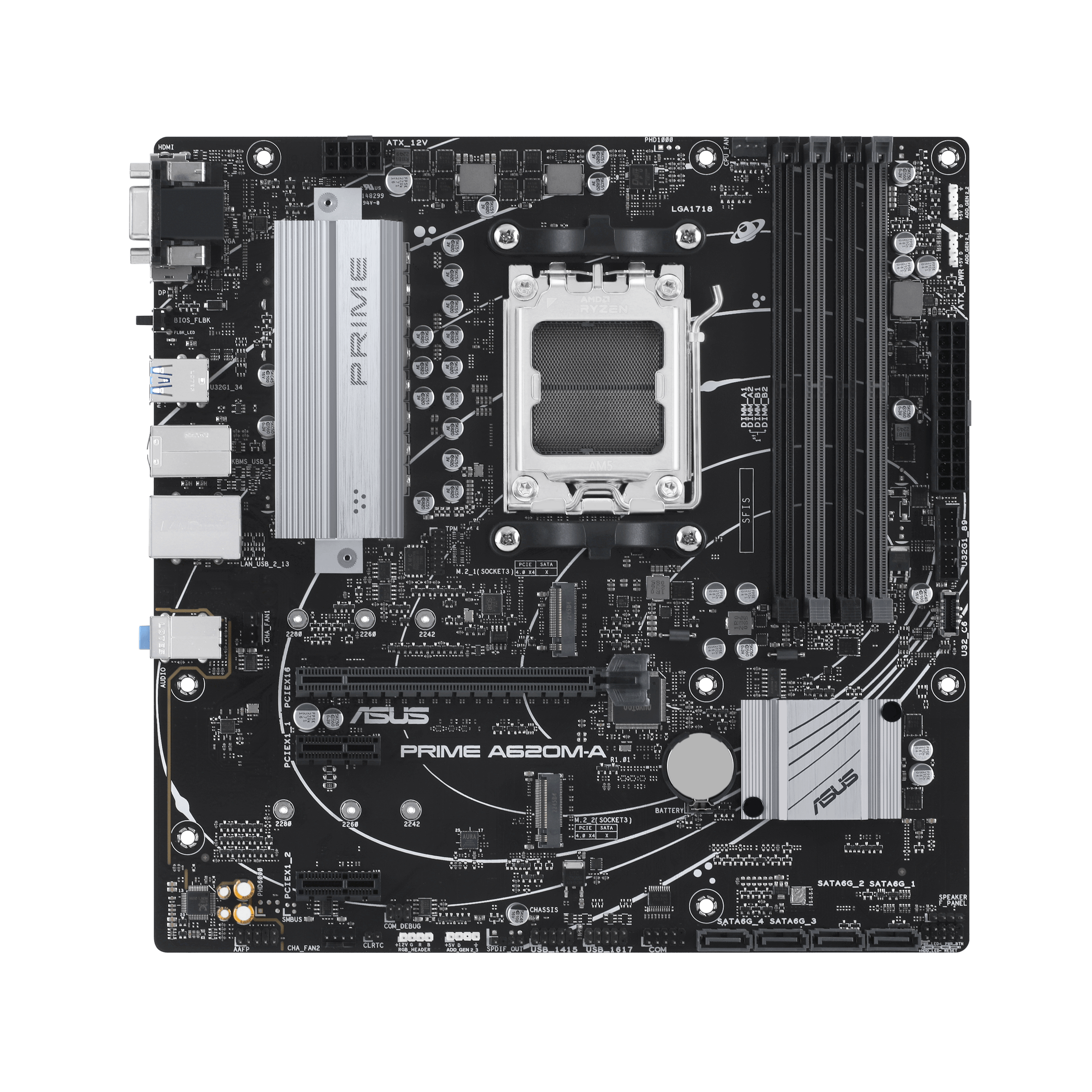 ASUS PRIME A620MACSM AM5 MB 4xDDR5 4xSATA 2xM2