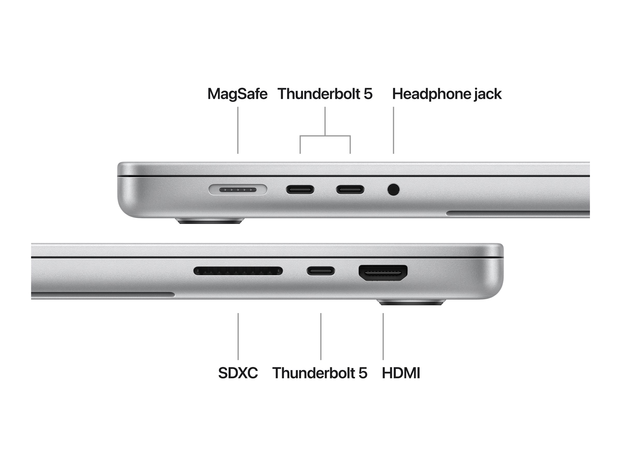 APPLE MacBook Pro 41,05cm 16,2Zoll Apple M4 Max chip with 16core CPU and 40core GPU 48GB 1TB SSD Silver