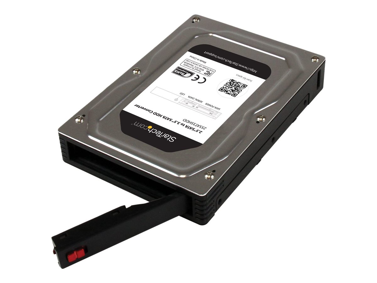 STARTECH.COM 25SAT35HDD 6.35cm/2.5in to 8.89cm/3.5in SATA Hard Drive Converter Enclosure