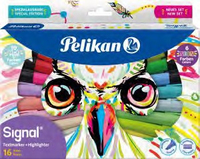 Pelikan Signal Textmarker farbsortiert, 16 St