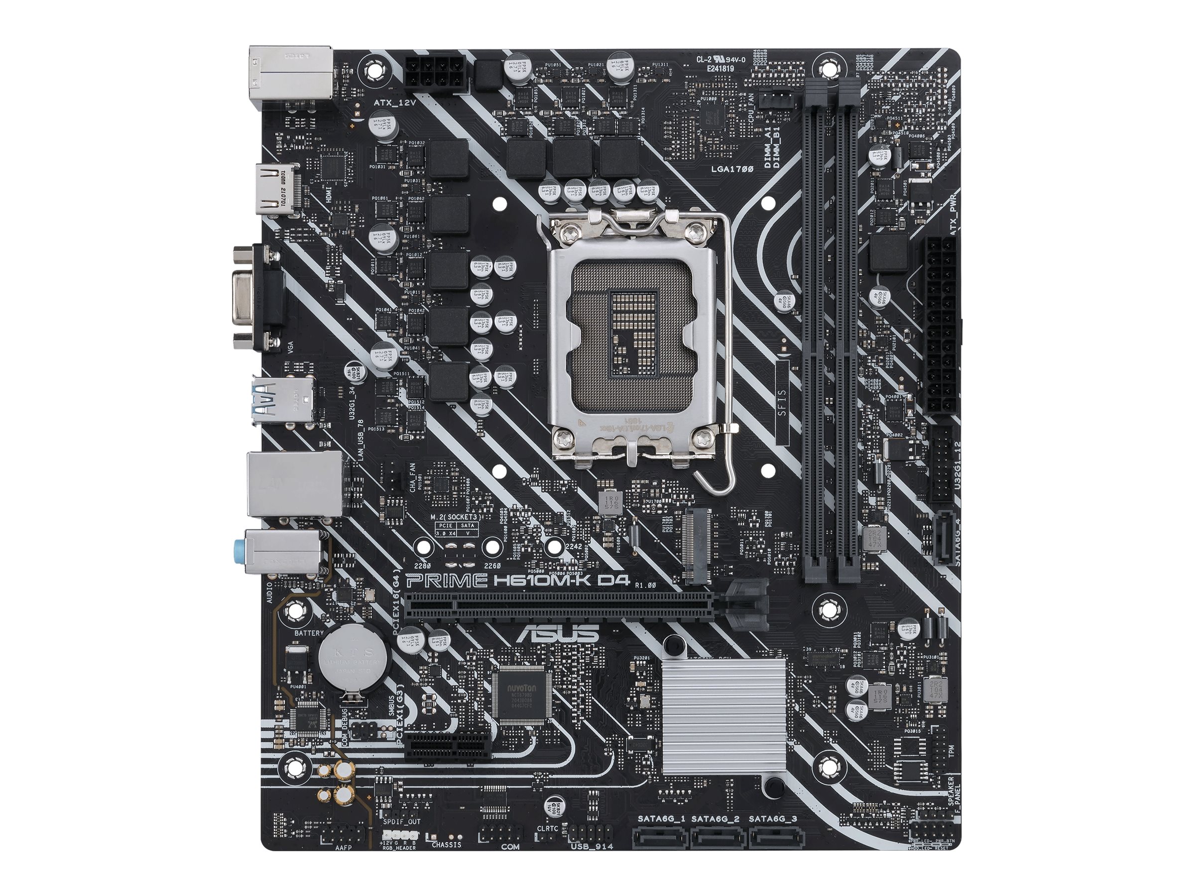 ASUS PRIME H610MK D4 LGA1700 DDR4 mATX MB