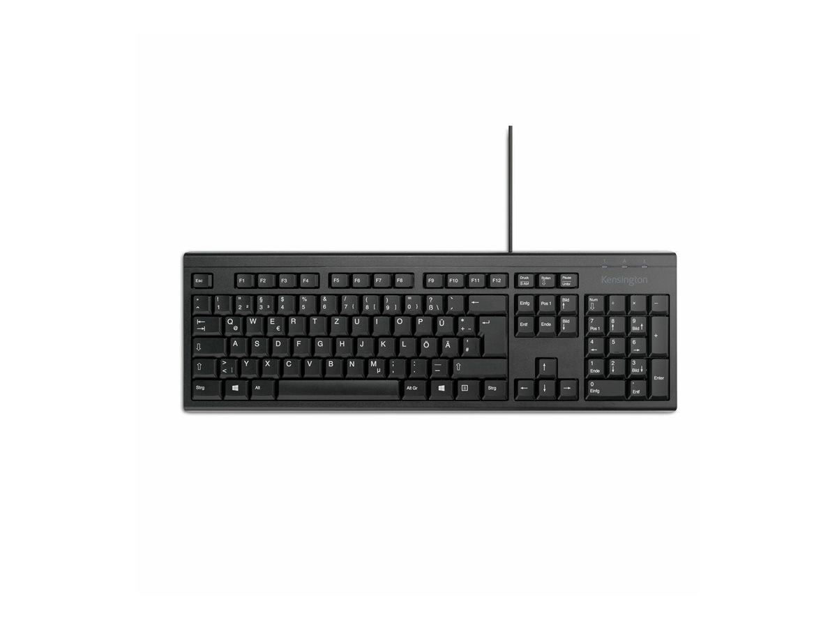 KENSINGTON KB100 EQ Standard Keyboard - German KENSINGTON KB100 EQ Standard Keyboard - German