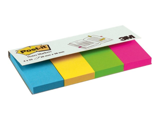 3M Post-it Seitenmarker 670-4U farbsortiert 4x50