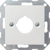 Gira Abdeckung 027203 +Tragring Geräte System 55 rw Gira Abdeckung 027203 +Tragring Geräte System 55 rw