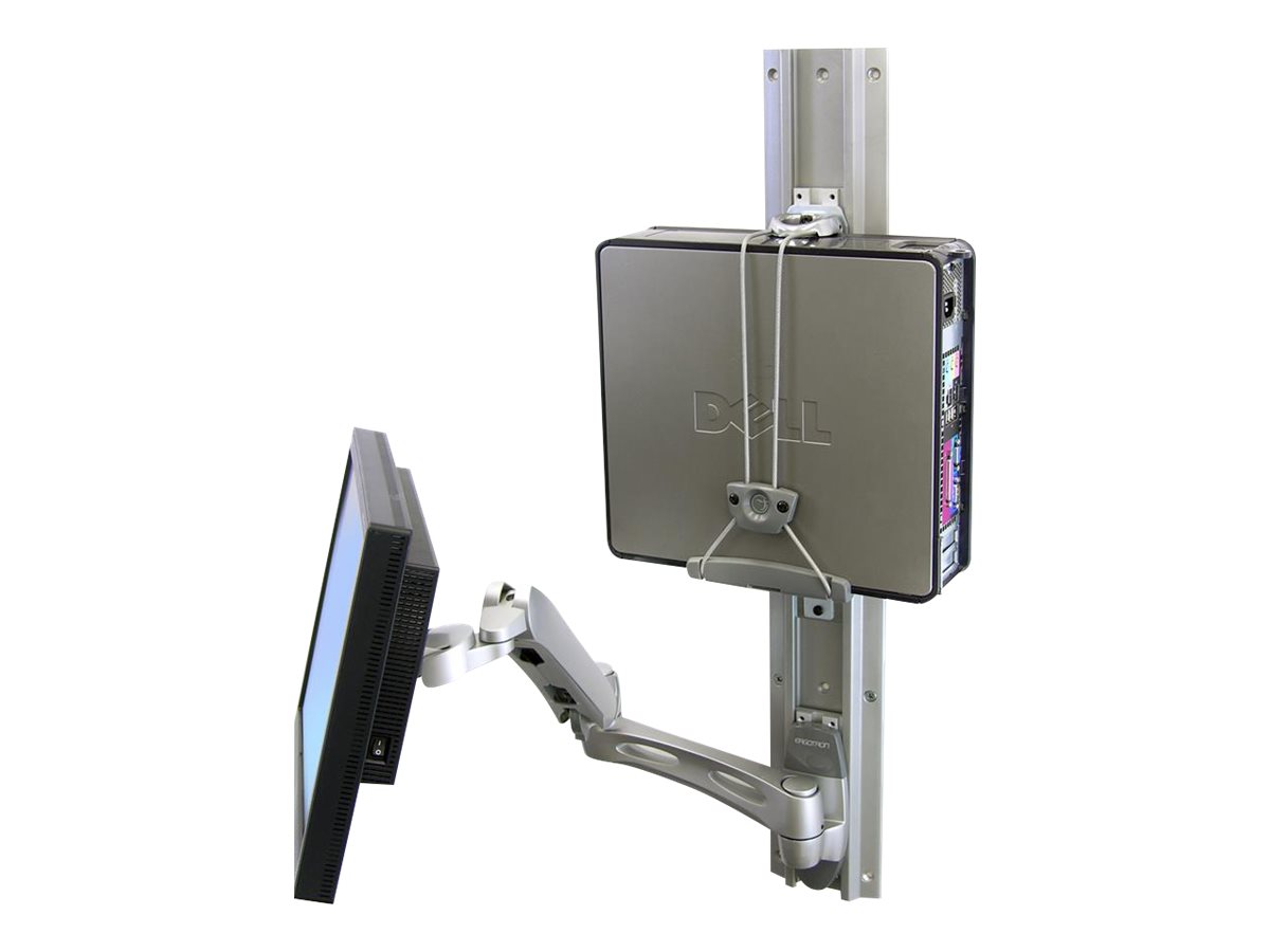 ERGOTRON Universal CPU Halter grau groessenverstellbar minimum 239x66mm maximum 457x216mm bis 22,7kg. ERGOTRON Universal CPU Halter grau groessenverstellbar minimum 239x66mm maximum 457x216mm bis 22,7kg.
