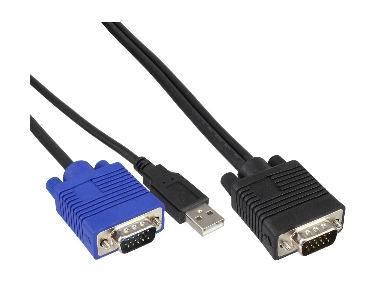 INLINE KVM Kabelsatz USB fuer 19 Zoll KVM Switch Laenge 1.8m INLINE KVM Kabelsatz USB fuer 19 Zoll KVM Switch Laenge 1.8m