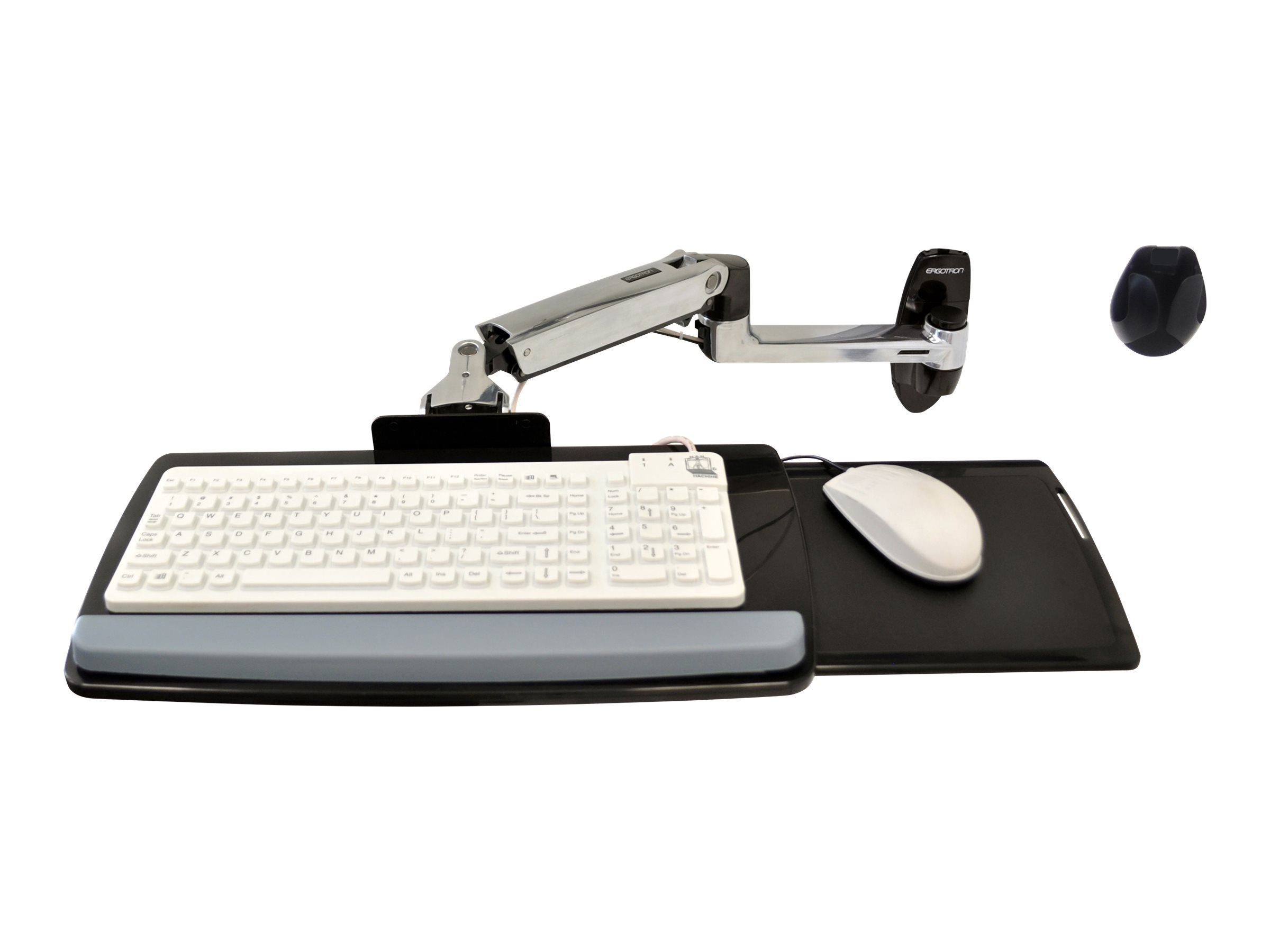 ERGOTRON LX Tastaturschwenkarm fuer Wandmontage bis 2,2kg Reichweite von bis zu 64 cm anheben schwenken neigen