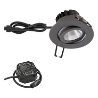 EVN LED-Deckeneinbaustrahler LB24 anthrazit 3000K 8,4W 1010lm 350mA EVN LED-Deckeneinbaustrahler LB24 anthrazit 3000K 8,4W 1010lm 350mA