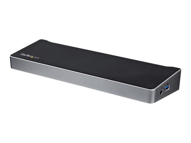 STARTECH.COM Triple Display Docking Station - 2 x DP - 1 x HDMI - 5 x USB 3.0 - 4K - Universal Laptop Docking Station - USB 3.0 Dock