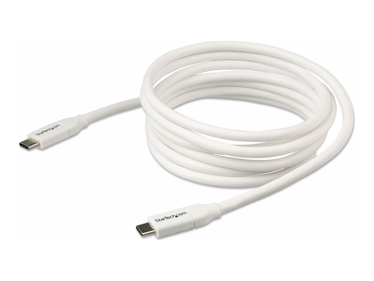 StarTech.com USB-C auf USB-C Kabel mit 5A Power Delivery - St/St - 2m - USB 2.0 - USB-IF zertifiziert - USB Typ C Kabel - USB Typ-C-Kabel - 2 m