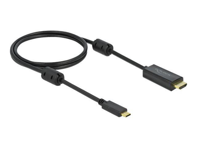 Delock Aktives USB Type-C zu HDMI Kabel (DP Alt Mode) 4K 60 Hz 1 m