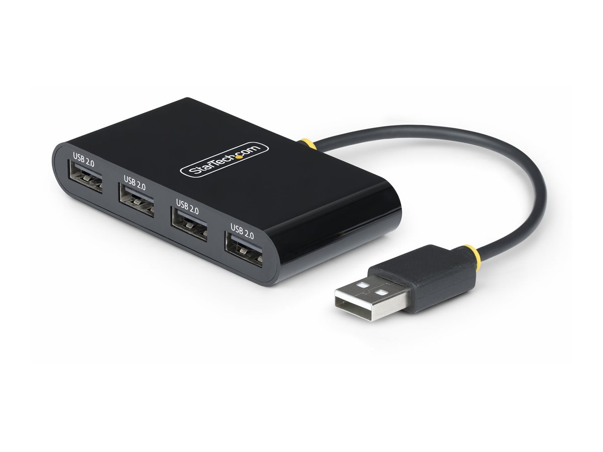 STARTECH.COM 4-Port USB 2.0 Hub USB Busbetrieben Mini USB Hub fur Reisen Multi USB Adapter/Verteiler Mobiler USB Splitter STARTECH.COM 4-Port USB 2.0 Hub USB Busbetrieben Mini USB Hub fur Reisen Multi USB Adapter/Verteiler Mobiler USB Splitter