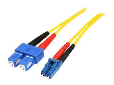 STARTECH.COM 1m Single Mode Duplex Glasfaser LWL Patchkabel LC-SC STARTECH.COM 1m Single Mode Duplex Glasfaser LWL Patchkabel LC-SC