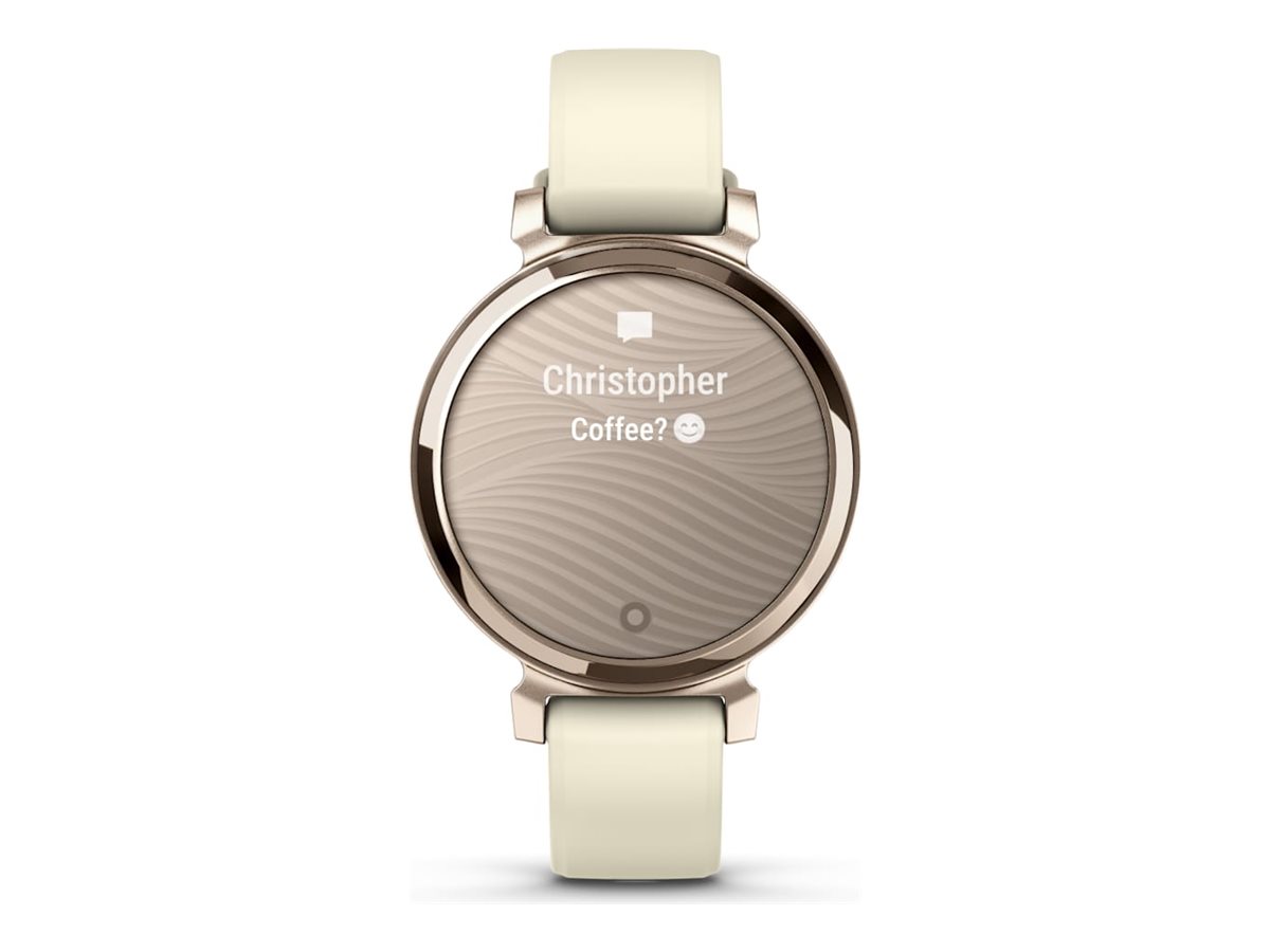 GARMIN Lily 2 Smartwatch kokosnuss/cremegold