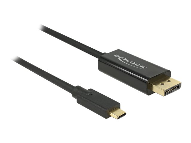 Delock Kabel USB Type-C Stecker > Displayport Stecker DP-Alt Mode 4K 60 Hz 2 m Delock Kabel USB Type-C Stecker > Displayport Stecker DP-Alt Mode 4K 60 Hz 2 m