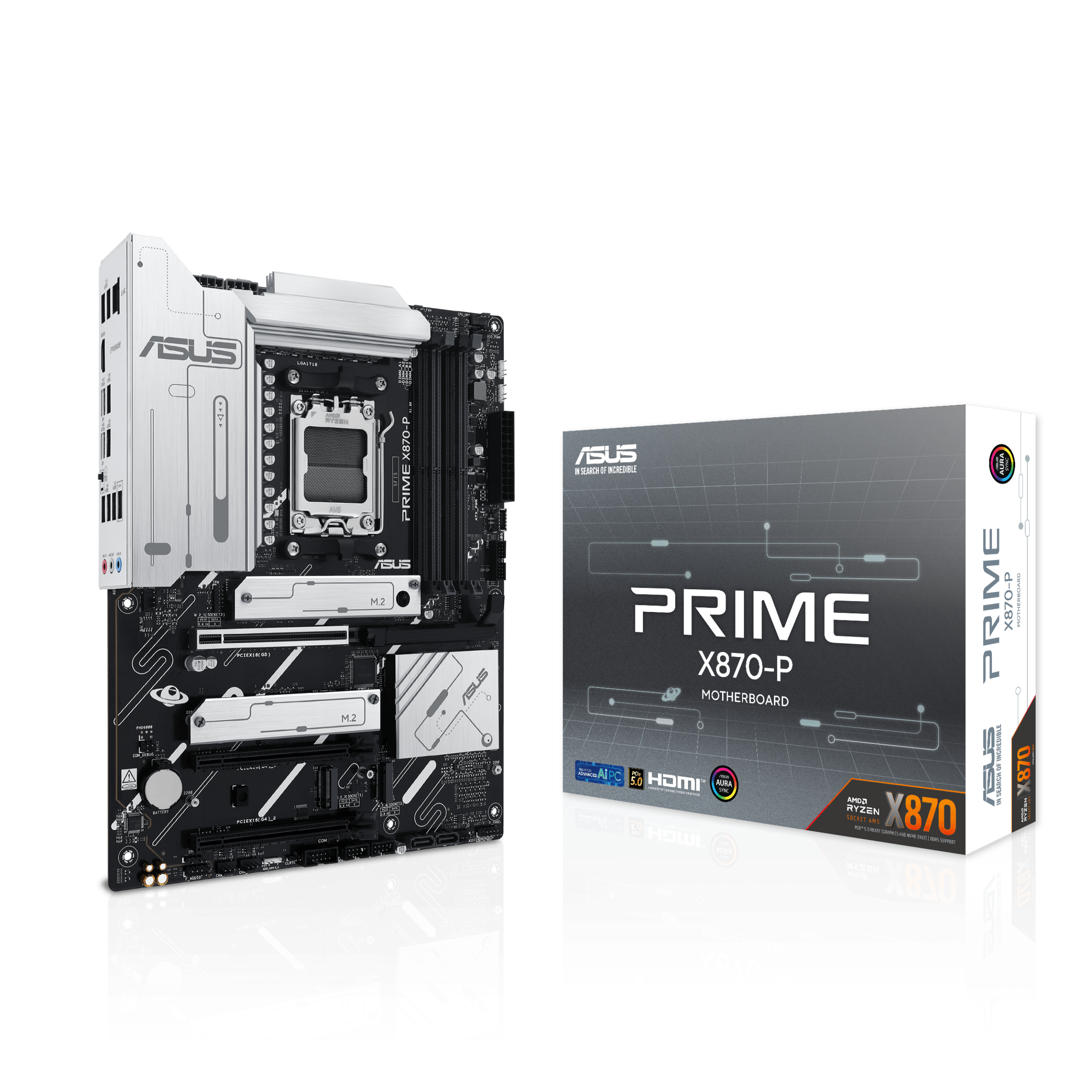 ASUS PRIME X870P AM5 DDR5 ATX MB