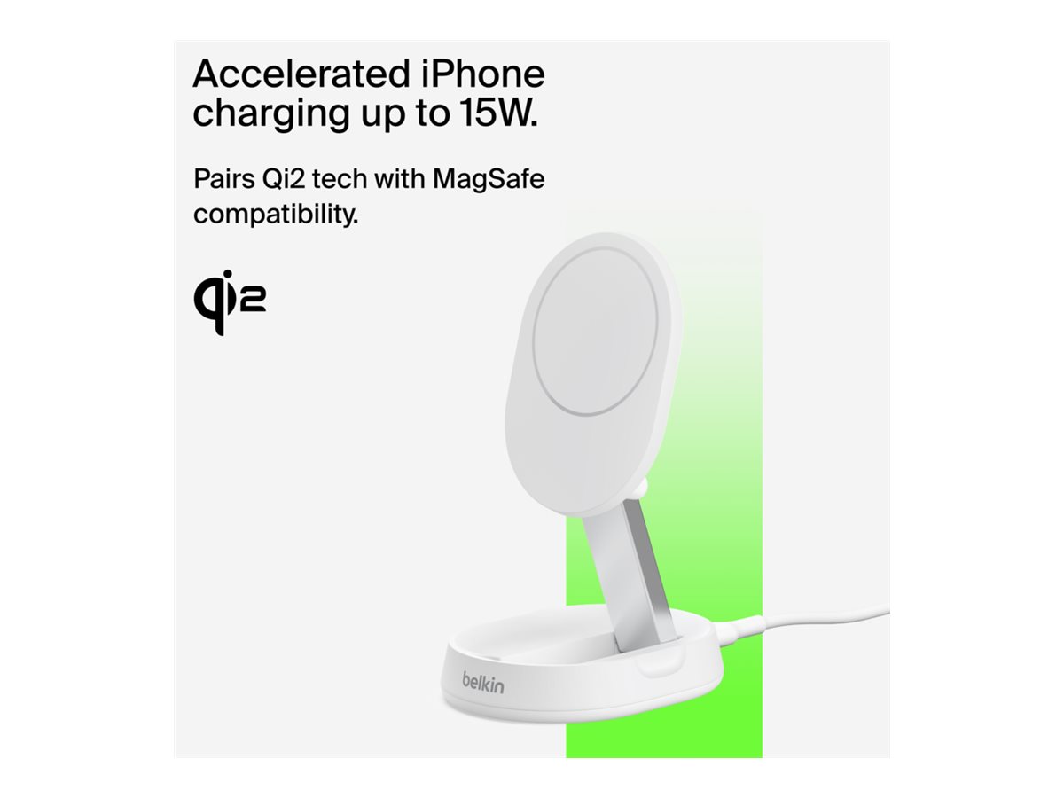 BOOST CHARGE PRO Qi2 15W ohne Netzteil, white