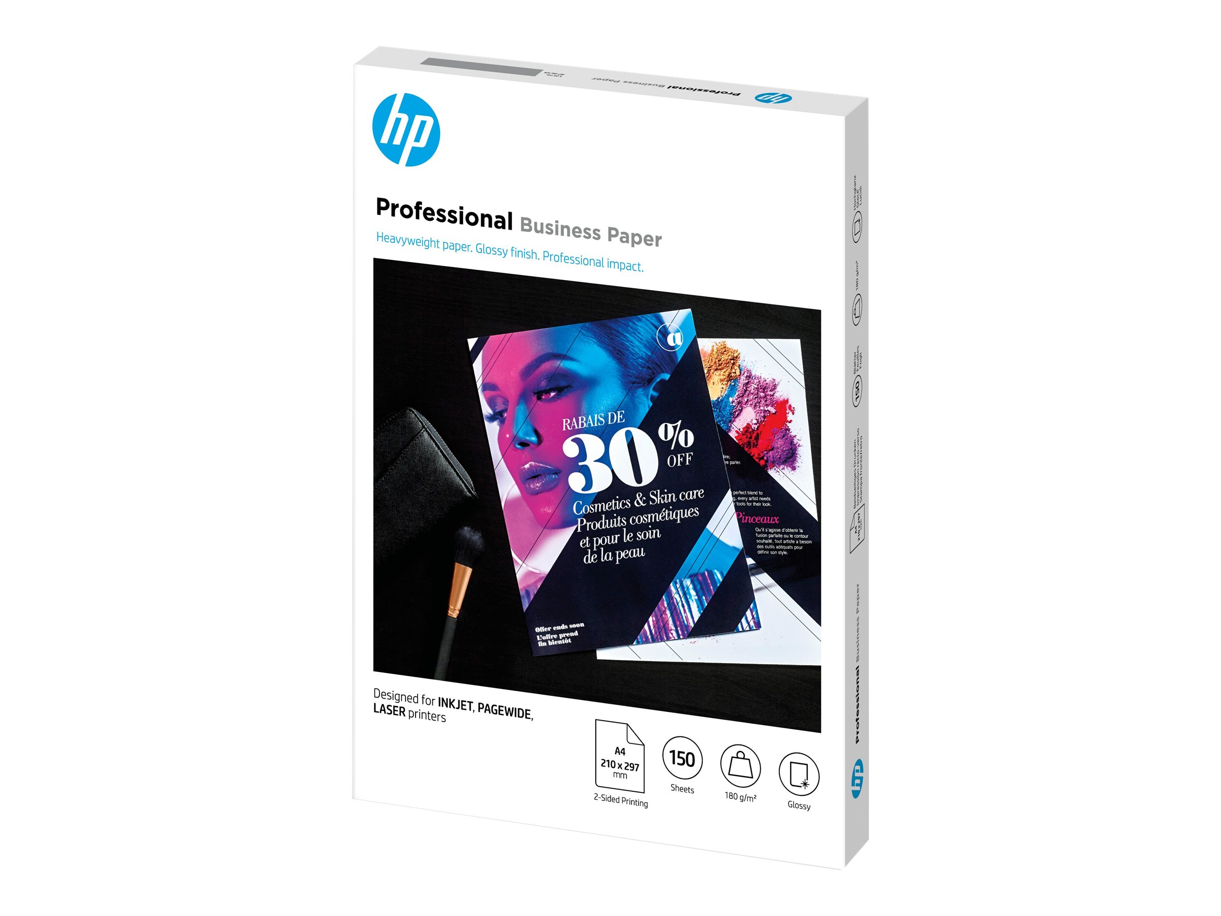 HP Fotopapier 3VK91A DIN A4 glÃ¤nzend 180 g/qm 150 Blatt