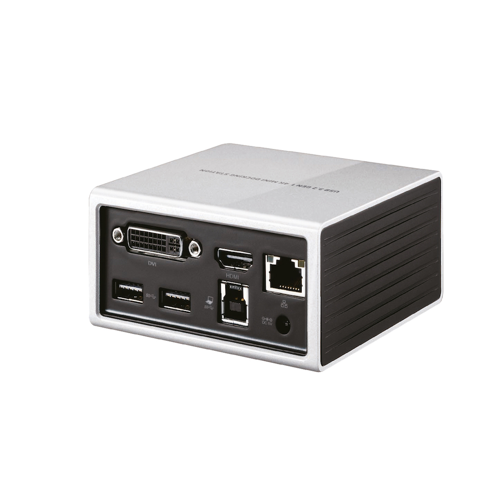 Club3D 4K MiniDockingst USB3 4xUSB3HDMIDVILAN silber