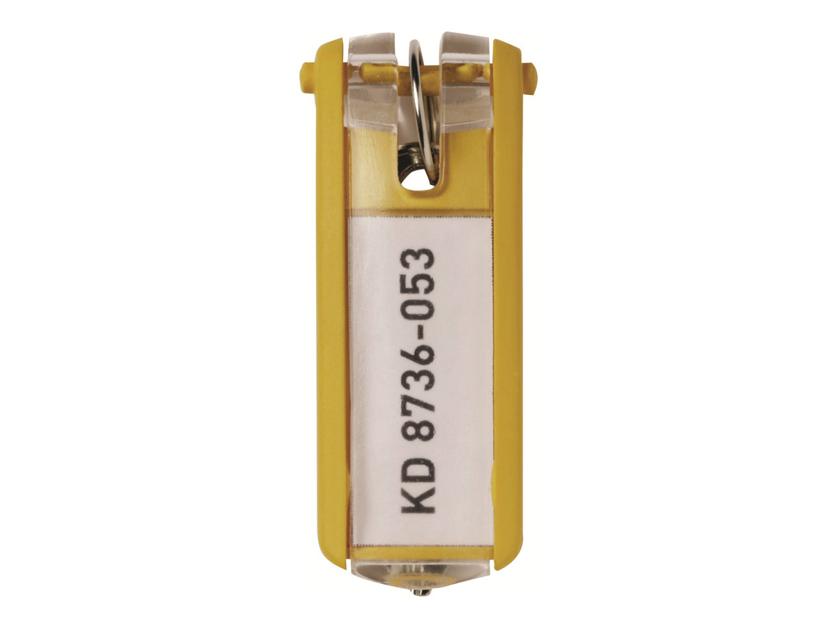 DURABLE Schluesselanhaenger KEY CLIP gelb, 6 St.