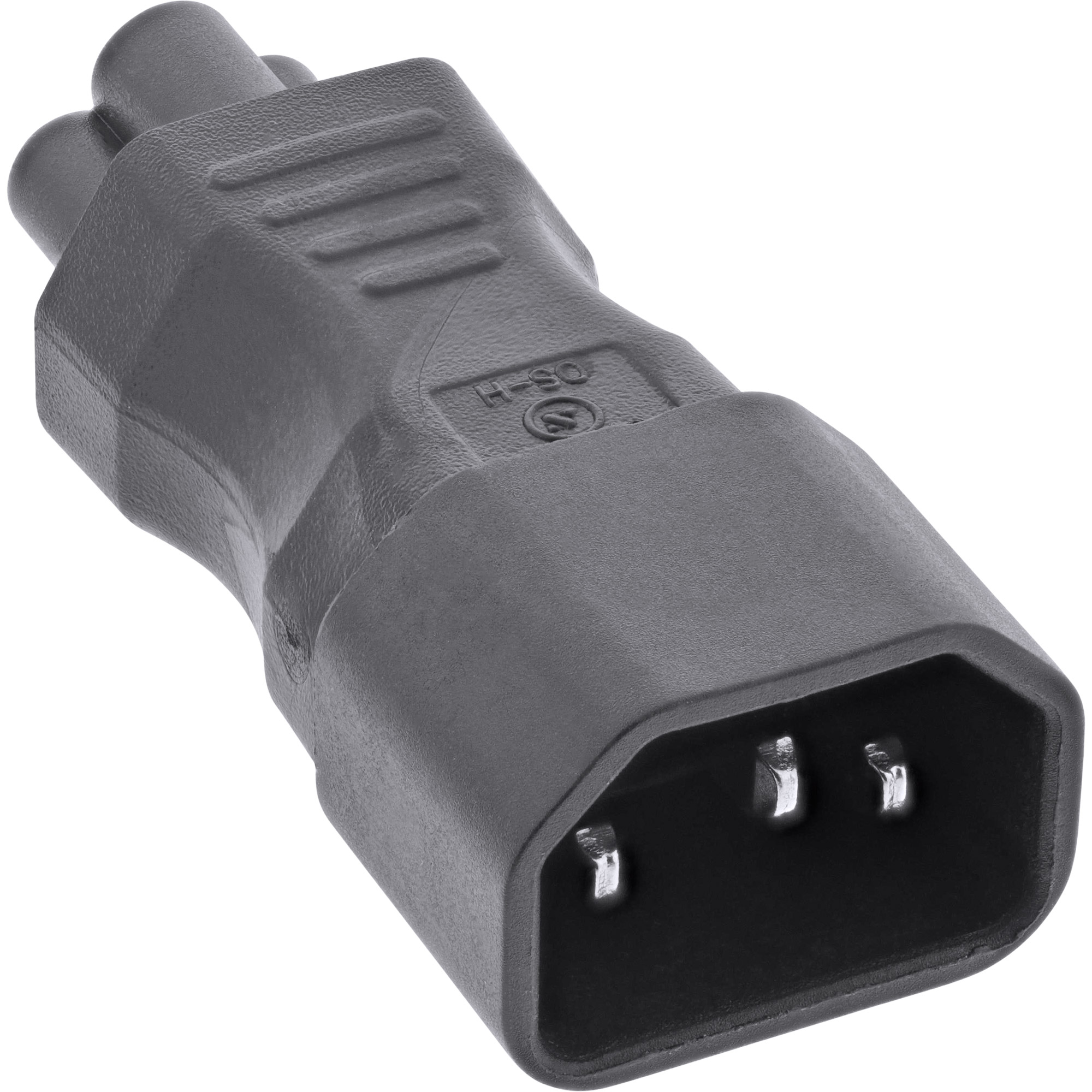 INLINE Netzadapter IEC 60320 C14 C5 3pol Kaltgeraete Notebook