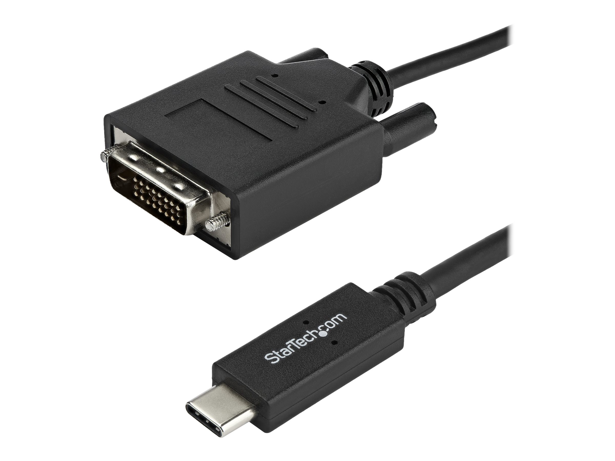 StarTech.com USB-C auf DVI Adapterkabel - USB Typ-C auf DVI Konverter / Adapter - 1m - 1920x1200 - externer Videoadapter