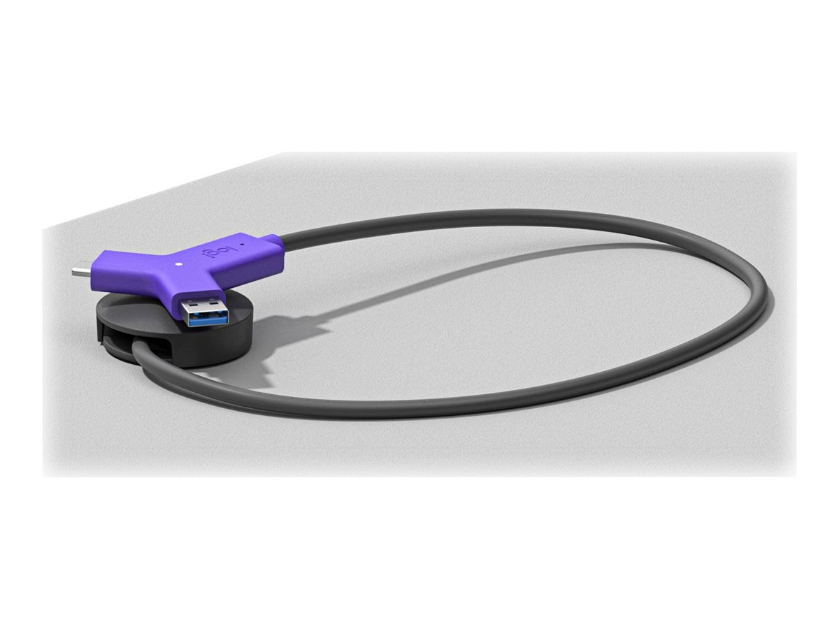 LOGITECH Swytch Hub 2 x HDMI 1 x SuperSpeed USB 2 x USBC desktop for Room Solution Huddle Large