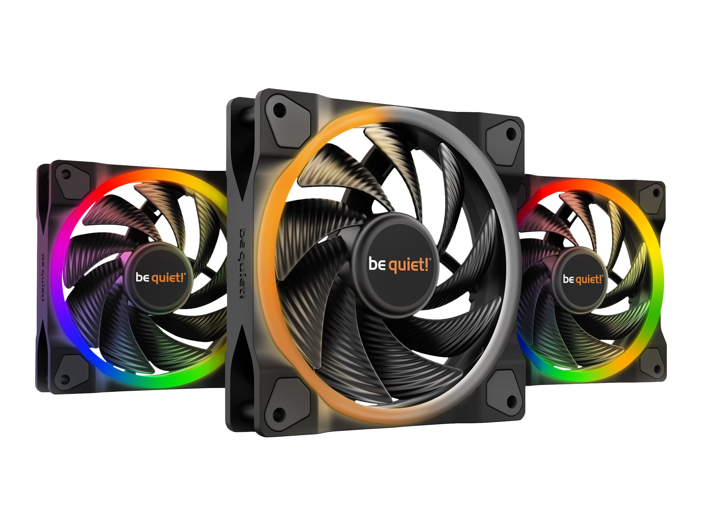 120mm be quiet LIGHT WINGS 120mm PWM highspeed ARGB TriplePack