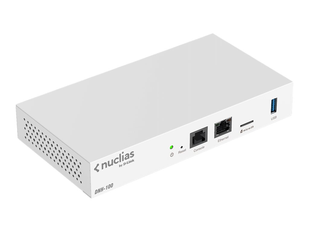 D-LINK DNH-100 Nuclias Connect Hub 1x Gigabit-Port 1x Konsolenport 1x USB 3.0 1 x microSD Verwaltung von bis zu 100 APs