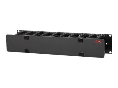 APC Horizontal Cable Manager, 2U x 4 Deep, Single-Sided wit