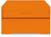 Wago Abschluss-/Zwischenplatte 282-312 orange