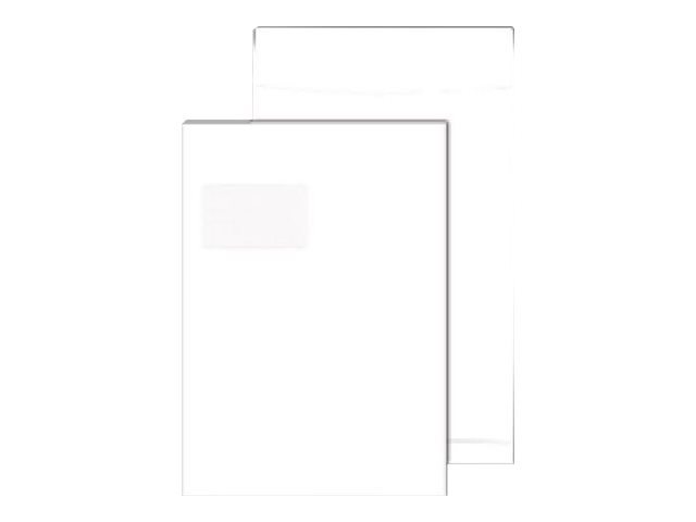 MAILmedia Faltentaschen DIN C4 mit Fenster weiss mit 4,0 cm Falte, 100 St. MAILmedia Faltentaschen DIN C4 mit Fenster weiss mit 4,0 cm Falte, 100 St.