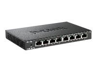 D-LINK DES-108 8?Port Layer2 Fast Ethernet Switch 8x 10/100 Mbit/s Metallgehäuse Autosensing MDI/MDIX-Anpassung